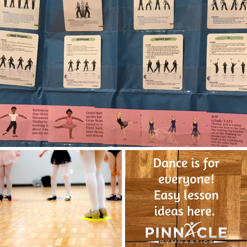 Dance is for everyone! Easy lesson ideas here.