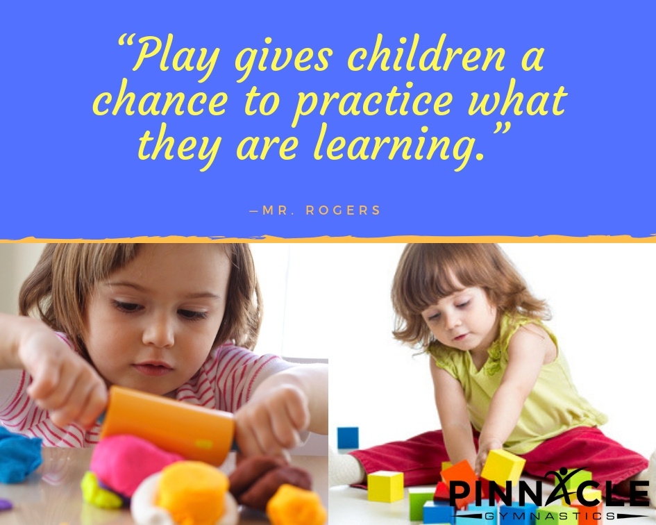 Play gives children a chance to practice what they are learning