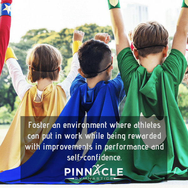 Foster an environment where athletes can put in work while being rewarded with improvements in performance and self-confidence