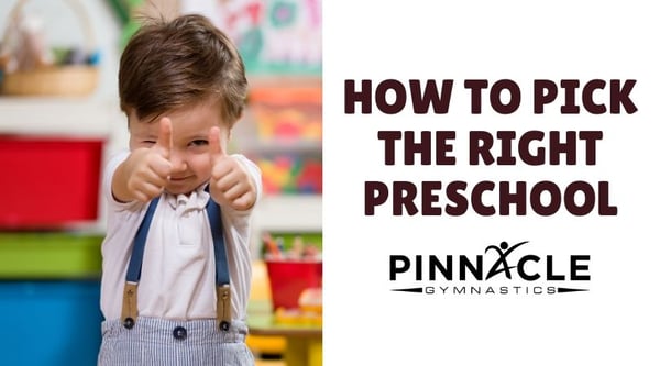 How to pick the right preschool