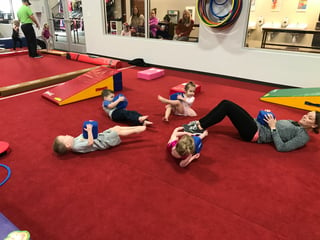 preschool gymnastics class