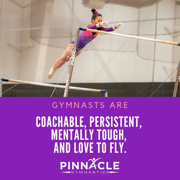 coachable, persistent, mentally tough, and love to fly.