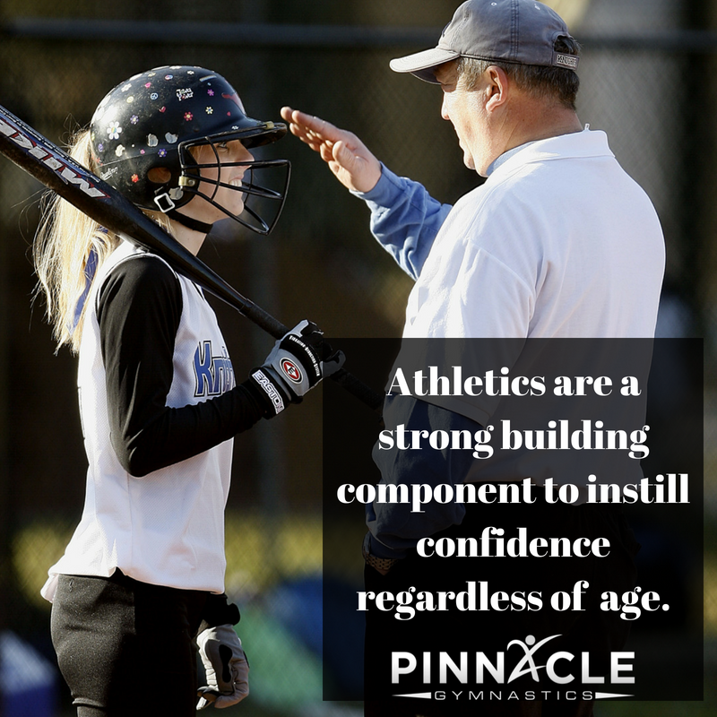 Athletics are a strong building component to instill confidence no matter the age of the person