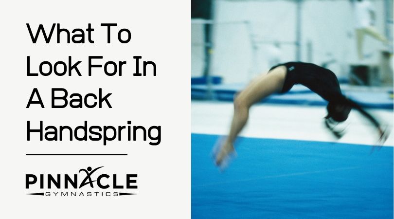 Tips on What to Look For In a Back Handspring