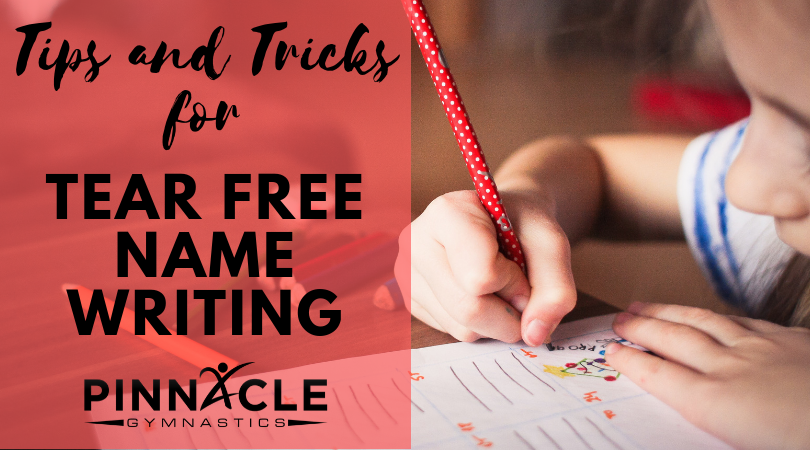 Tips and Tricks to Helping Your Child Write Her Name